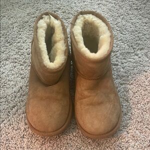 UGG Kids Tan Slippers